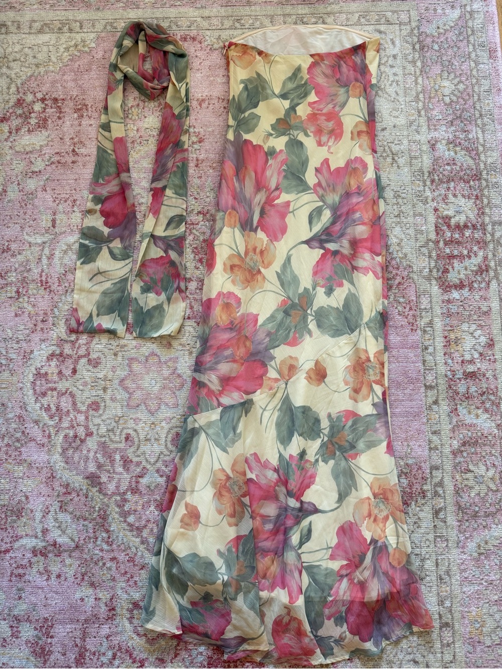 Peppermayo Under the Pagoda Maxi Dress in Yellow Peony - Picture 10 of 11
